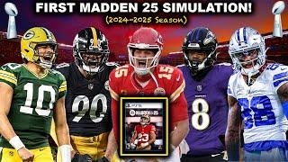 Simulating the 2025 NFL Season & Playoffs on MADDEN 25!! (Live Games)