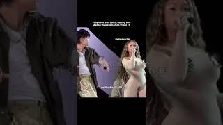 Jungkook with #Halsey, #MeganTheeStallion & #Latto on stage #bts #jungkook #ddaengbts #kpop
