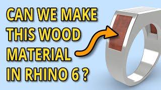 Wood Inlay Material Fix for Rhino 6