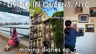 MOVING TO QUEENS, NYC DIARIES: apartment updates, FB marketplace finds, + a realistic vlog