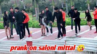 prank on saloni mittal || ayush yadav prank || #deshi_prank #short