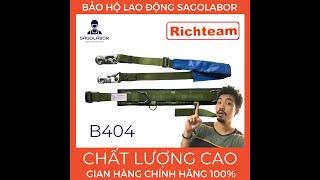 B404 - RICHTEAM - DÂY ĐAI BẢO HỘ AN TOÀN ĐIỆN LỰC - REVIEW THỰC TẾ - CẬP NHẬT MỚI NHẤT