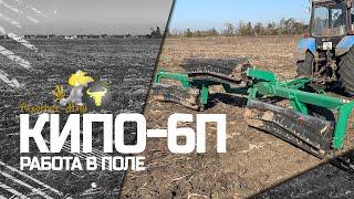 КИПО-6П | Каток измельчитель | Работа в поле | Радогост-Маш