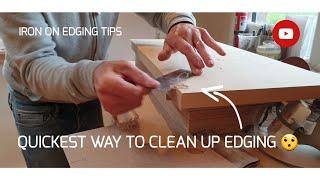 APPLYING IRON-ON EDGING & TRIMMING UP - Very Useful tips - EP#21