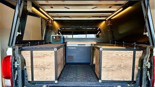 80/20 Extruded Aluminum Cabinets | Truck Camper Build | DIY | Tacoma