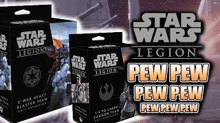 Unboxing & Build: E-Web Blaster & Laser Cannon Star Wars Legion