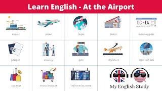 Learn English Vocabulary #35 | At the Airport | Travel Vocabulary | ️️