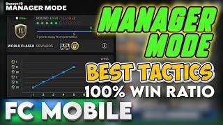 FC Mobile Manager Mode Tactics - Best Manager Mode Tactics FC Mobile