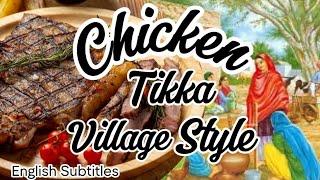 How To Make Desi Chicken Tikka At Home  | Village Life Pakistan 