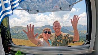 MEETING NEW AND OLD FRIENDS ON THE ROAD // Vanlife Greece