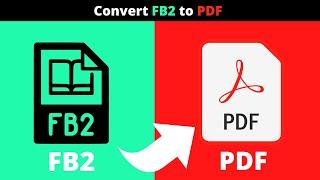 How to convert FB2 to PDF