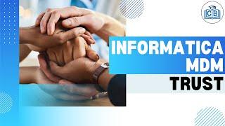 Informatica MDM Trust | Informatica MDM online tutorial | Informatica MDM beginners tutorial