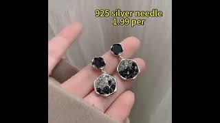  Unveiling Elegance: Dazzling Earrings & Necklaces with 925 Silver Touch
