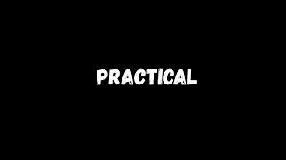 The example of pronunciation of the word "practical"