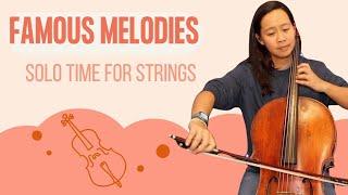 Famous Melodies from Solo Time for Strings book 3 | Cellomoji Cover