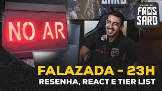 FALAZADA AO VIVO | RESENHA, REACT E TIER LIST DE COMEMORAÇÕES