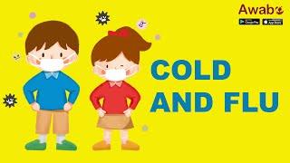 COLD AND FLU | Health | English Listening | Awabe