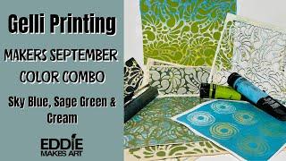 Gelli Printing Color Combo