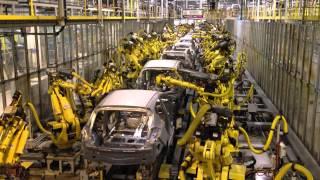 Kia Motors Slovakia - bodyshop robot dance