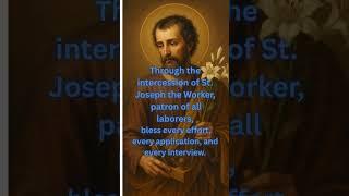 Need a Job Say? This Catholic Prayer for Work  and Breakthrough#JobSeekersPrayer,#StJosephTheWorker