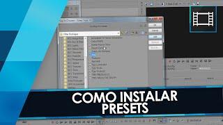 Tutorial Sony Vegas: Como Instalar Presets - SONY PRESET MANAGER