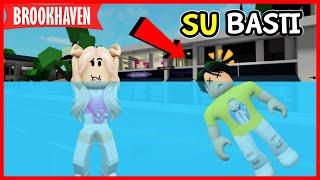 BROOKHAVEN TAMAMEN SU ALTINDA KALDI   ROBLOX BROOKHAVEN  RP (HİKAYE) KEVO