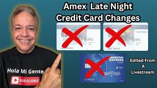 American Express Just Axed 3 Credit Cards!