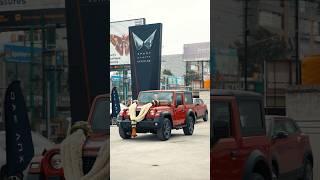 Delivery of Mahindra Thar 2024 | Cinematics  #red #thar #thar4x4