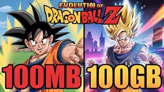 Evolution of DRAGON BALL Games – 100MB to 100GB!!