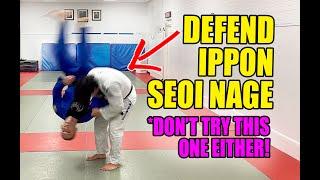 How To Counter Judo's Most Common Throw - Ippon Seoi Nage (DON’T TRY THIS!) - Judo/BJJ/Jiu-Jitsu