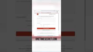 Share one time msg easily use this website ONETIMESECRET.COM | #shorts #trick #onetimemsg #trick