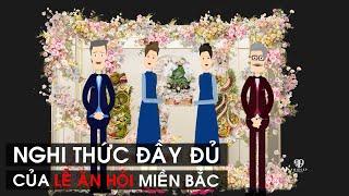 Nghi thức đầy đủ của lễ ăn hỏi theo phong tục miền Bắc