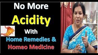 No More Acidity With Home Remedies & Homeo Medicine