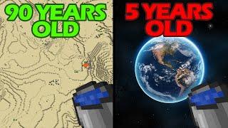 minecraft at different ages compilation