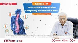 EASY SPINE | Episode 17 | The Anatomy of The Spine | Dr Ashish Kumar Srivastava