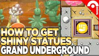 How to Get SHINY/COLOR/RARE Statues in The Grand Underground of Pokemon Brilliant Diamond