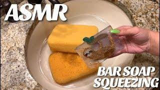 ASMR UNIQUE CLEAR BAR SOAP SPONGE SQUEEZING (Stress Relief)