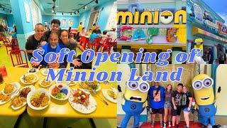 Soft Opening of Minion Land at Universal Studios Orlando: Minion Cafe Food Review & More