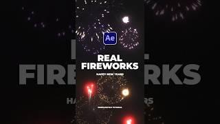 Add Real Fireworks to Your New Year After Effects Projects! #tutorial