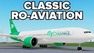 A CLASSIC RO-AVIATION EXPERIENCE - flybloxia Boeing 777 Flight - Roblox Airline Review