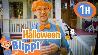 Blippi Decorates a House For Halloween - Spooky Halloween House | Blippi | Kids Songs | Moonbug Kids