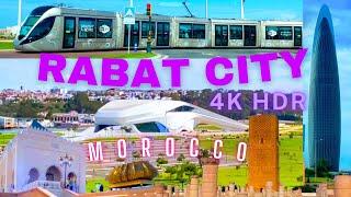 Rabat the capital of Morocco, its streets, infrastructure, driving downtown, tourist places | 2024