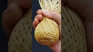 Bamboo weaving | Bamboo craft making #craft #bamboo #handmade