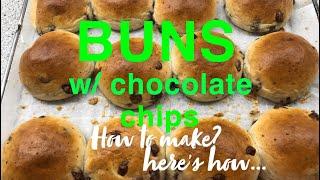 BUNS WITH CHOCOLATE CHIPS...how to make? Jansen Life&Taste