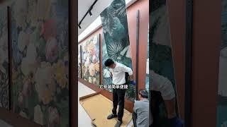 火爆装修设计圈的艺术岩板#岩板#艺术岩板#设计师#装修公司