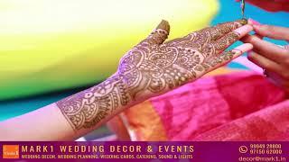 Mark1 Decor and Events - Mehandi ceremony with simple decor