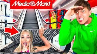 10.000€ EXTREM Hide and Seek NACHTS im MEDIA MARKT!  (sie BETRÜGT)