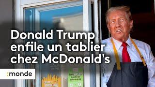 Donald Trump s’affiche chez McDonald’s pour attaquer Kamala Harris