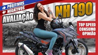 REVIEW COMPLETO NH 190 - PRÓS E CONTRAS E CONSUMO NH190 I Test Ride