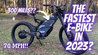 5 Fastest Electric Bikes 2023: Highest Speed Ebikes In The World!